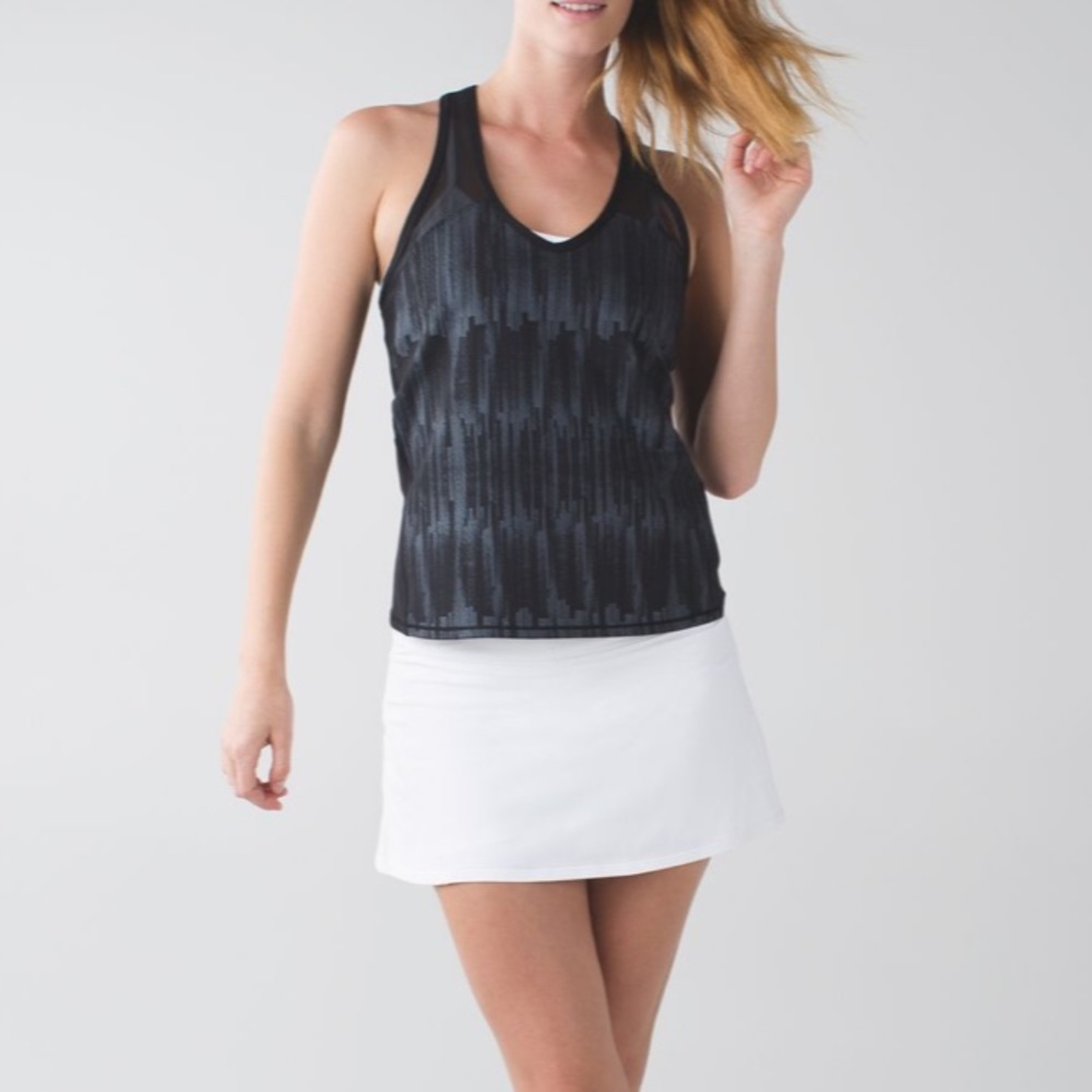 Lululemon Ace Tank Top Gray Black